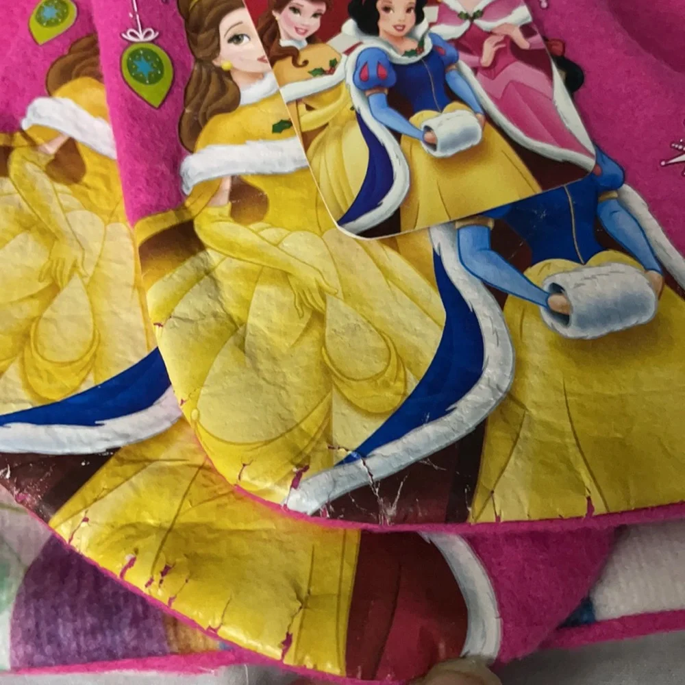 Disney Princess christmas hat & 2 mini 7”stocking - Picture 10 of 10
